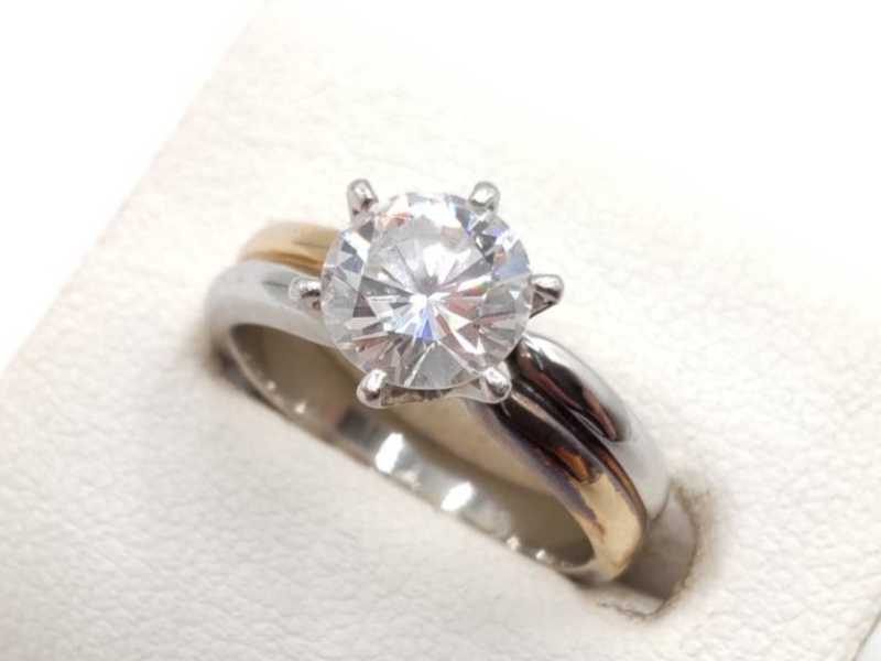 ダイヤモンド買取 リング K18×Pt900 ダイヤ1.070ct 